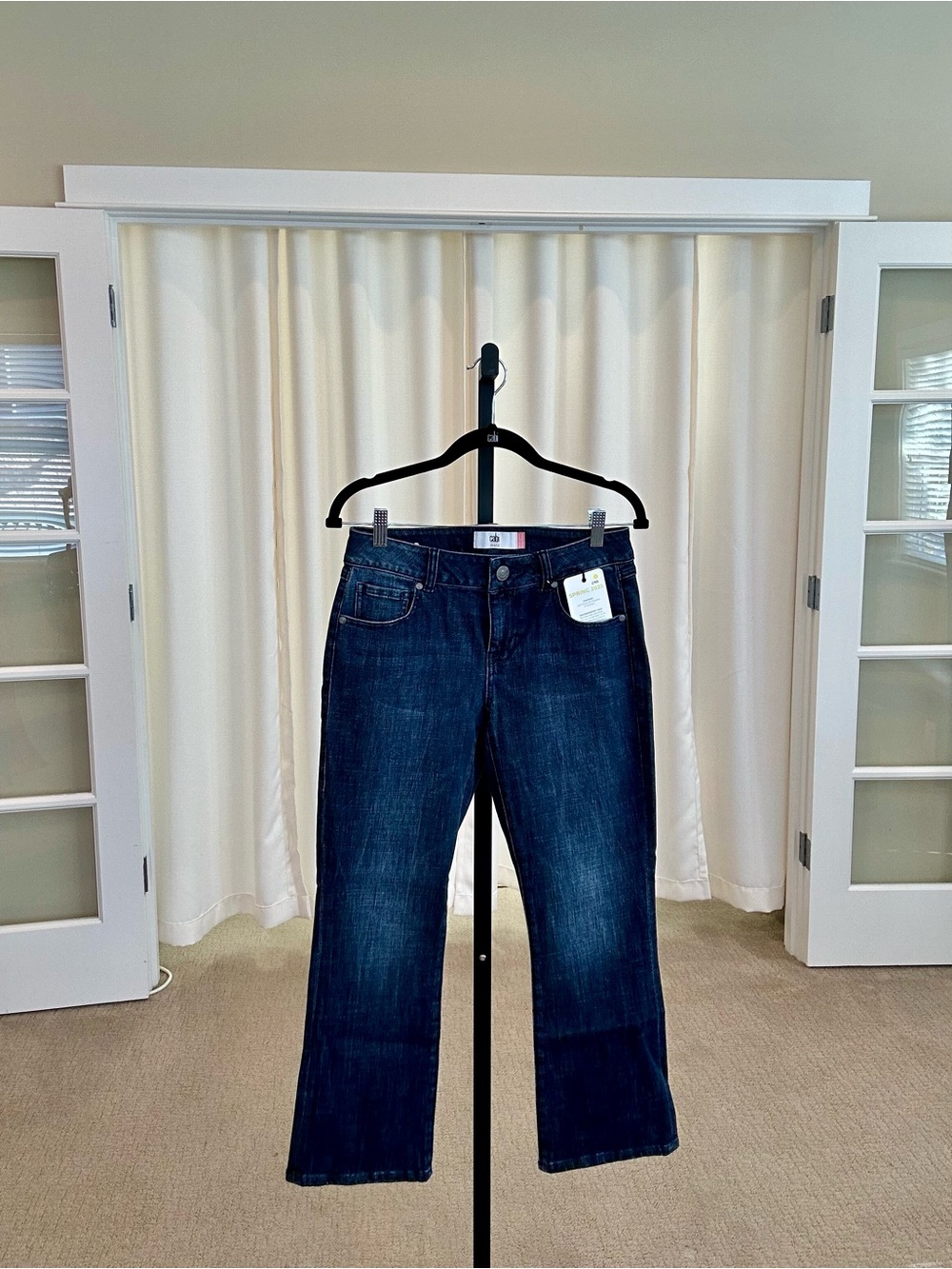 CAbi Kick Back Kick Flare Jean